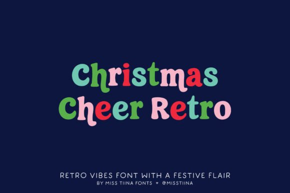 Christmas Cheer Retro Typeface Review