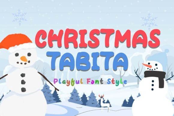 Christmas Tabita: A Playful Display Typeface for Holiday Editorial Design