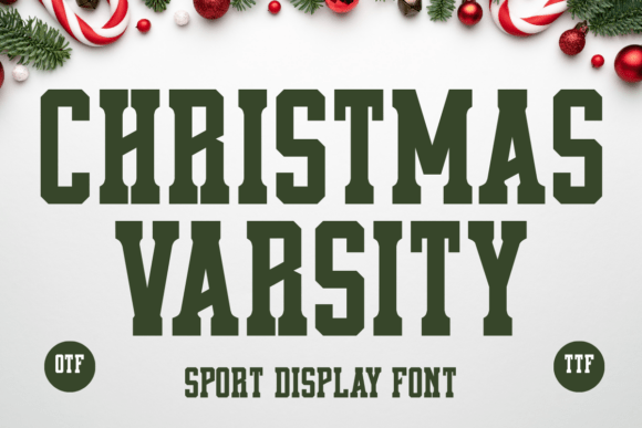Christmas Varsity Typeface Review for Holiday Campaigns