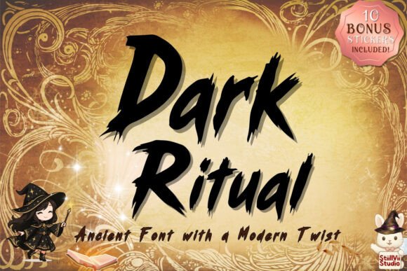 Dark Ritual: The Perfect Display Font for Edgy Brand Identity