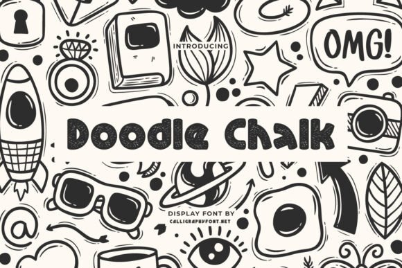 Doodle Chalk: The Perfect Display Font for Creative Product Makers