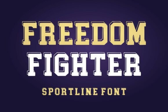 Freedom Fighter Typeface: A Bold Choice for Champion Branding