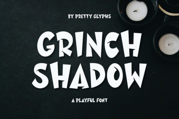 Grinch Shadow: A Quirky Display Typeface for Holiday Editorial