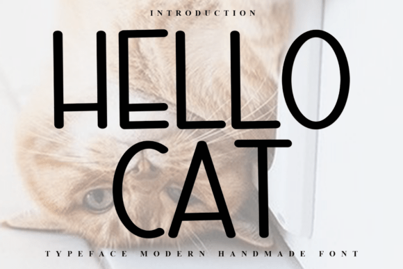 Hello Cat: A Festive Display Font for Holiday Crafts