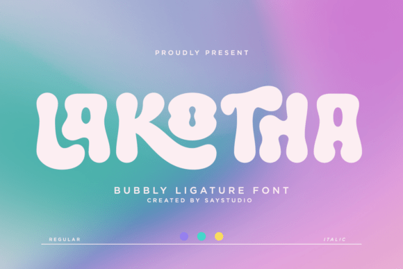 Lakotha: The Playful Display Font for Bold Brand Identity