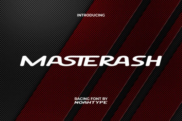 Masterash: The High-Octane Display Typeface for Action Campaigns