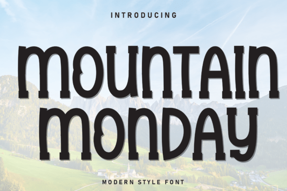 Mountain Monday: A Sturdy Typeface for Outdoor Editorial Design