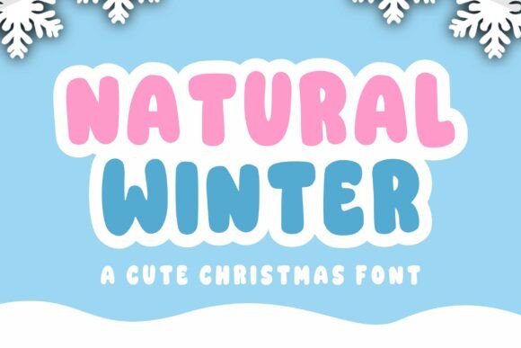 Natural Winter: The Versatile Christmas Display Font for Editorial Design