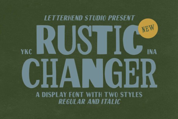 Rustic Changer: The Ultimate Display Font for Handmade Crafts