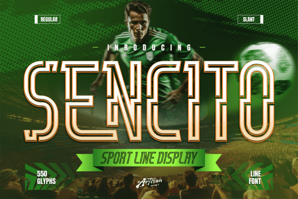 Sencito: The Modern Display Font for Bold Brand Identity