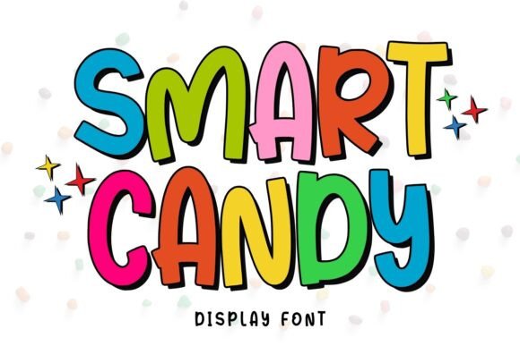Smart Candy: The Bold Display Typeface for Vibrant Editorial Design