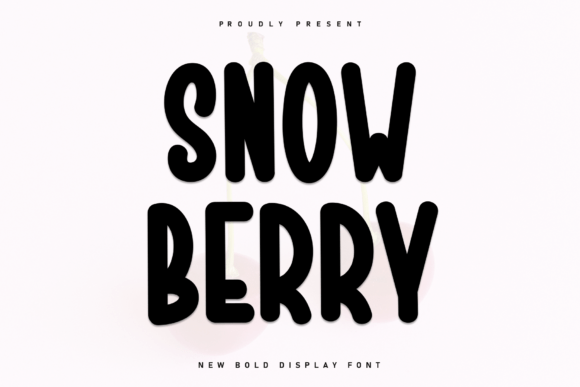 Snow Berry: A Casual Display Font for Modern Editorial Design