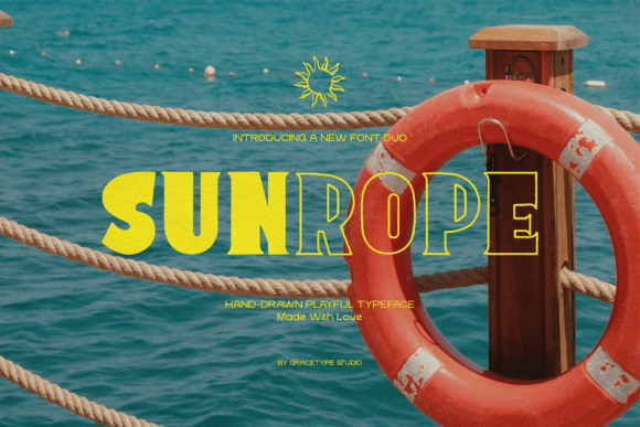 Upgrade Your Brand Identity With Sunrope Duo Typeface