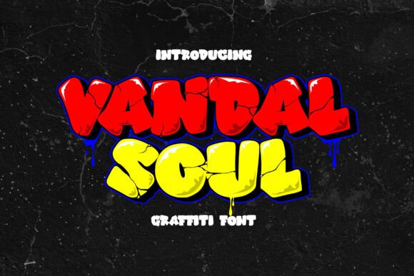 Vandal Soul: A Bold Display Typeface for Street-Inspired Editorial Design